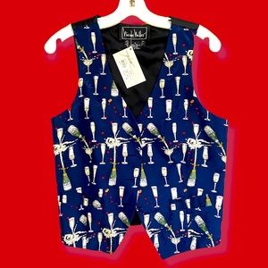 Vintage Silk Nicole Miller Vest